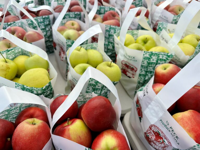 bags of apples